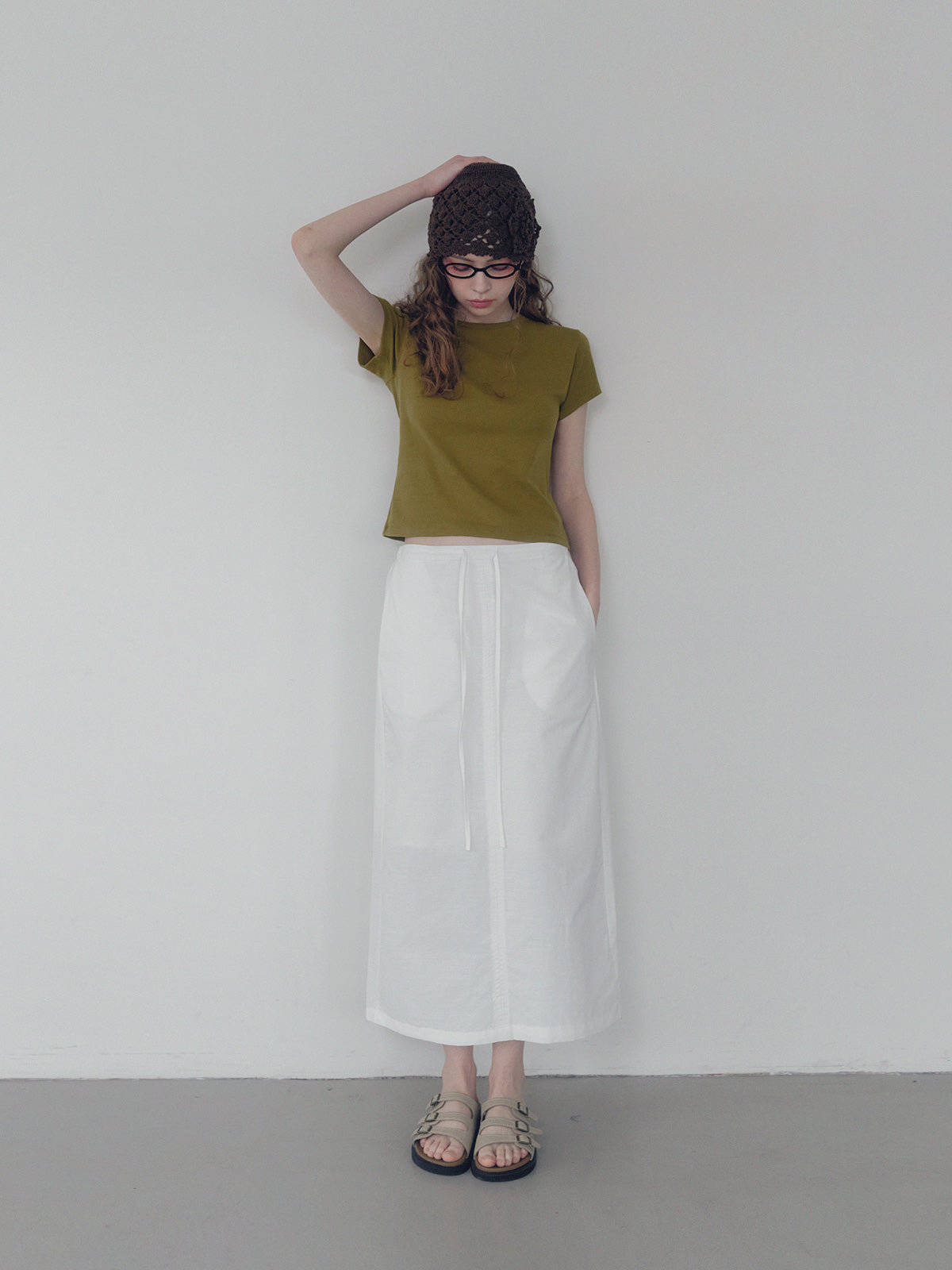 [TWEE] Pendal Stitch Slim T-Shirt
