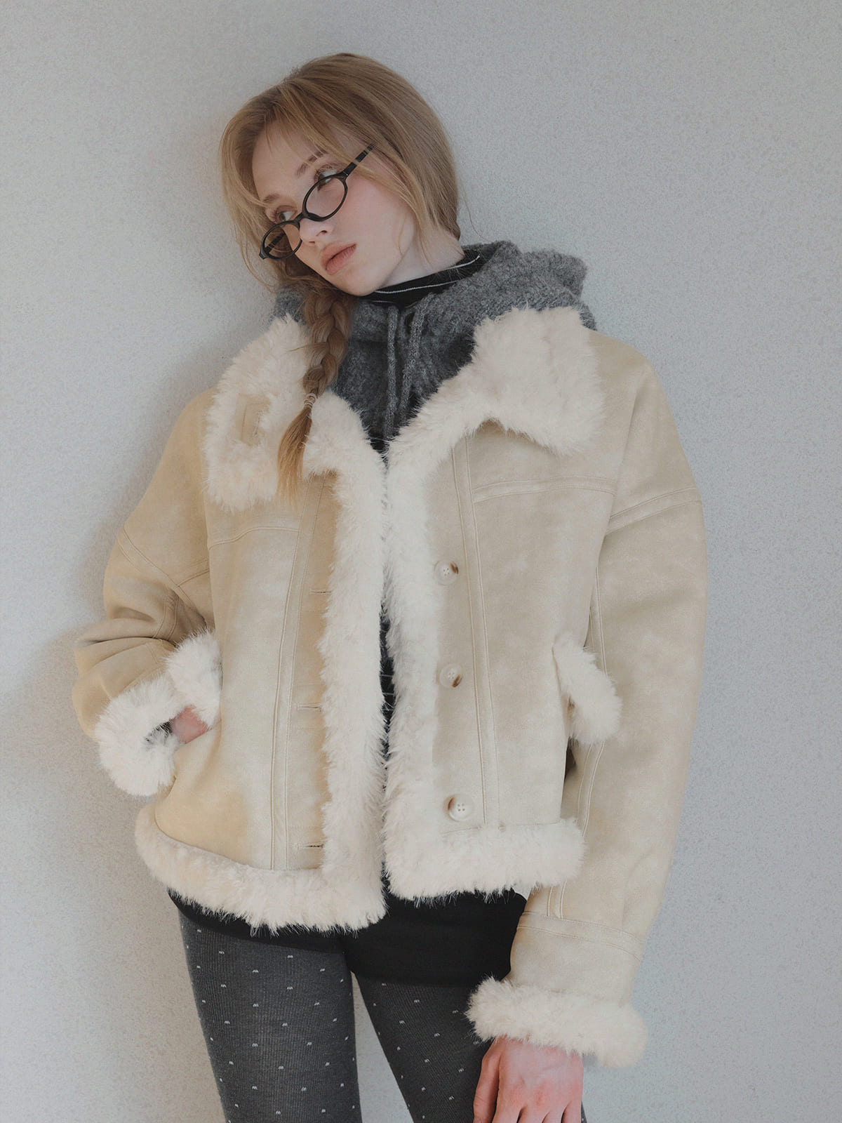 [TWEE] Oblin Color-Block Kunstwildleder Mustang