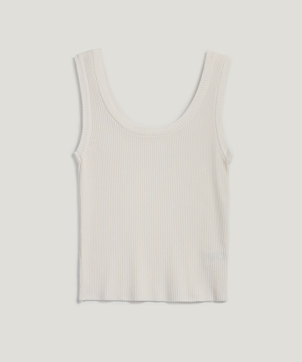 [TWEE] Nukin U-Neck Knit Sleeveless