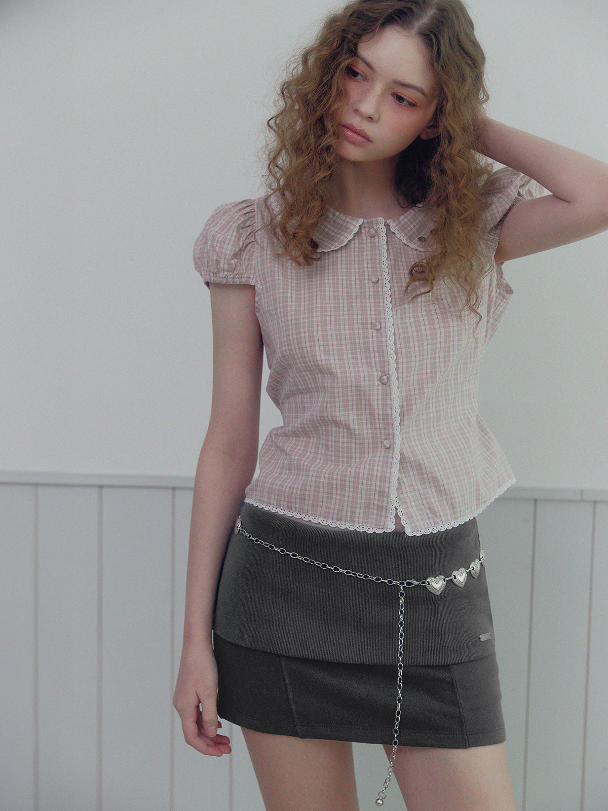 [TWEE] Bonir Folding Mini Skirt