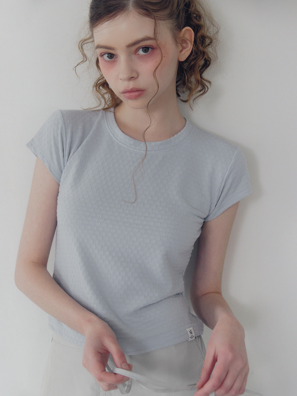 [TWEE] Ruen Jacquard Short-Sleeve T-Shirt