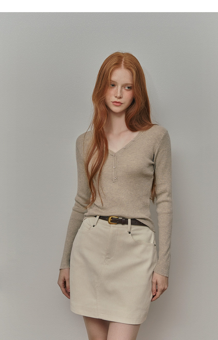 [TWEE] Gomez Button Knit