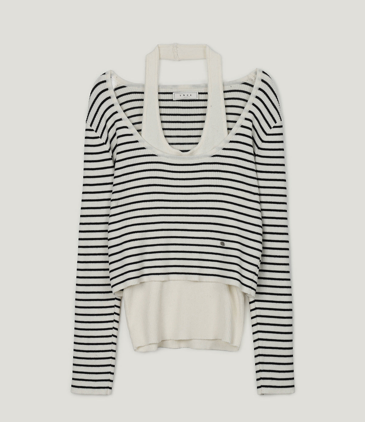 [TWEE] Bộ Áo Len Sọc Dremen Không Tay & Áo Khoác Cardigan
