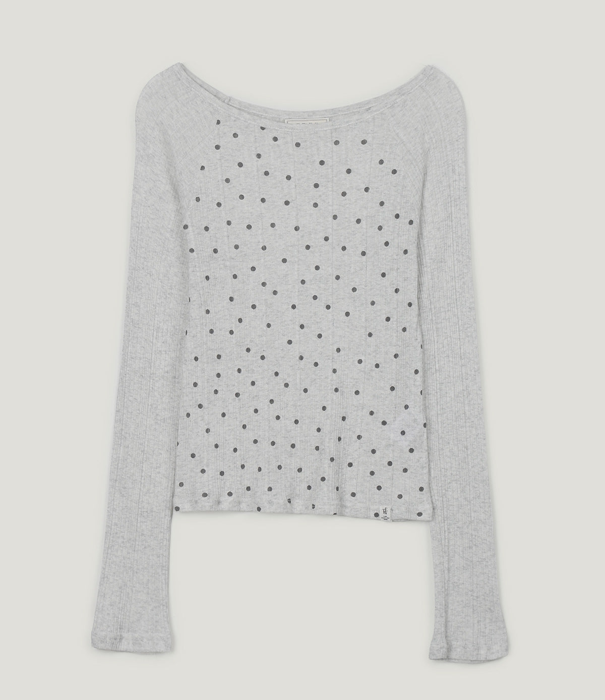 [TWEE] Devle Dot Raglan Langarmshirt