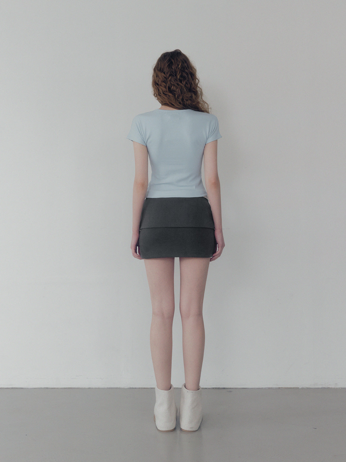 [TWEE] Nowell Panel Stitch Short-Sleeve T-Shirt