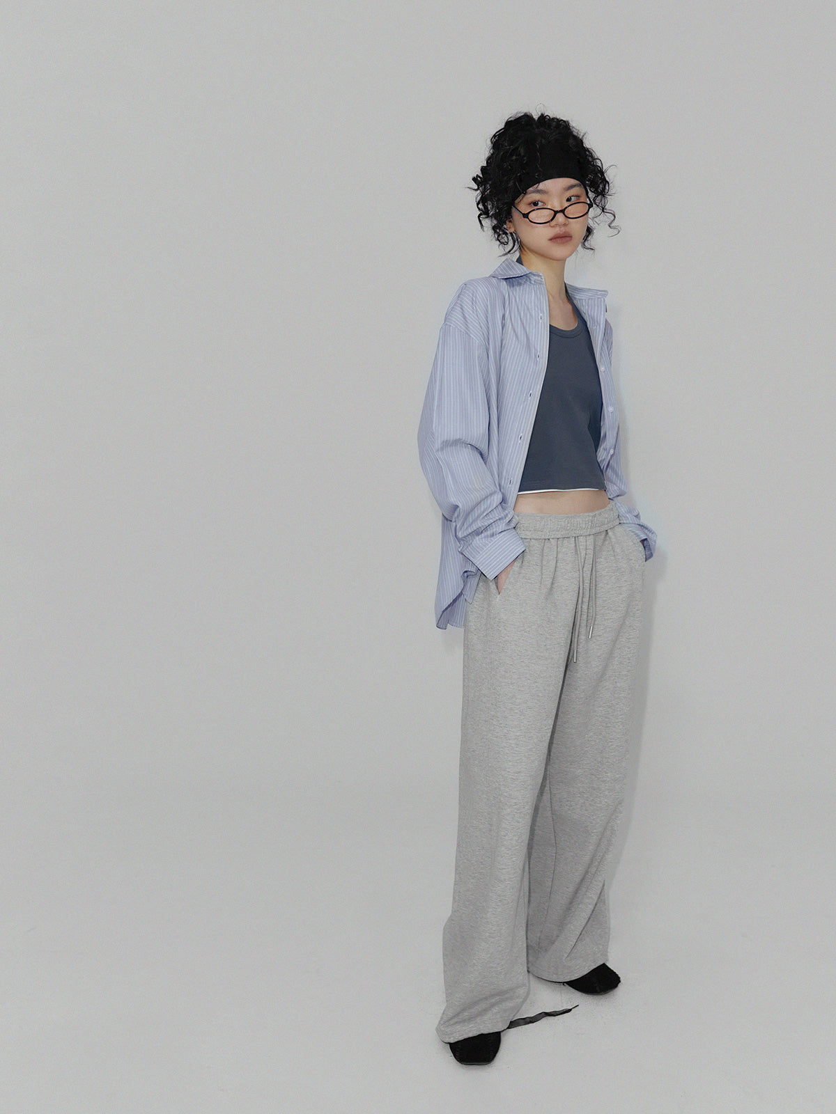 [TWEE] Forden Basic Two-Way Banding Long Sweat Pants