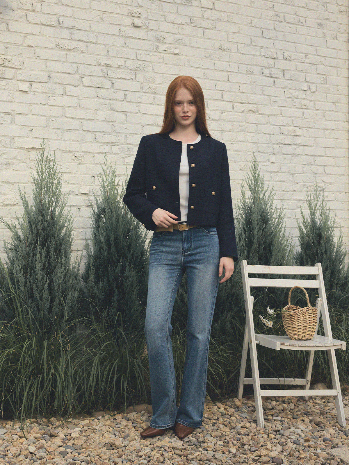 [TWEE] Bondy Round Tweed Jacket