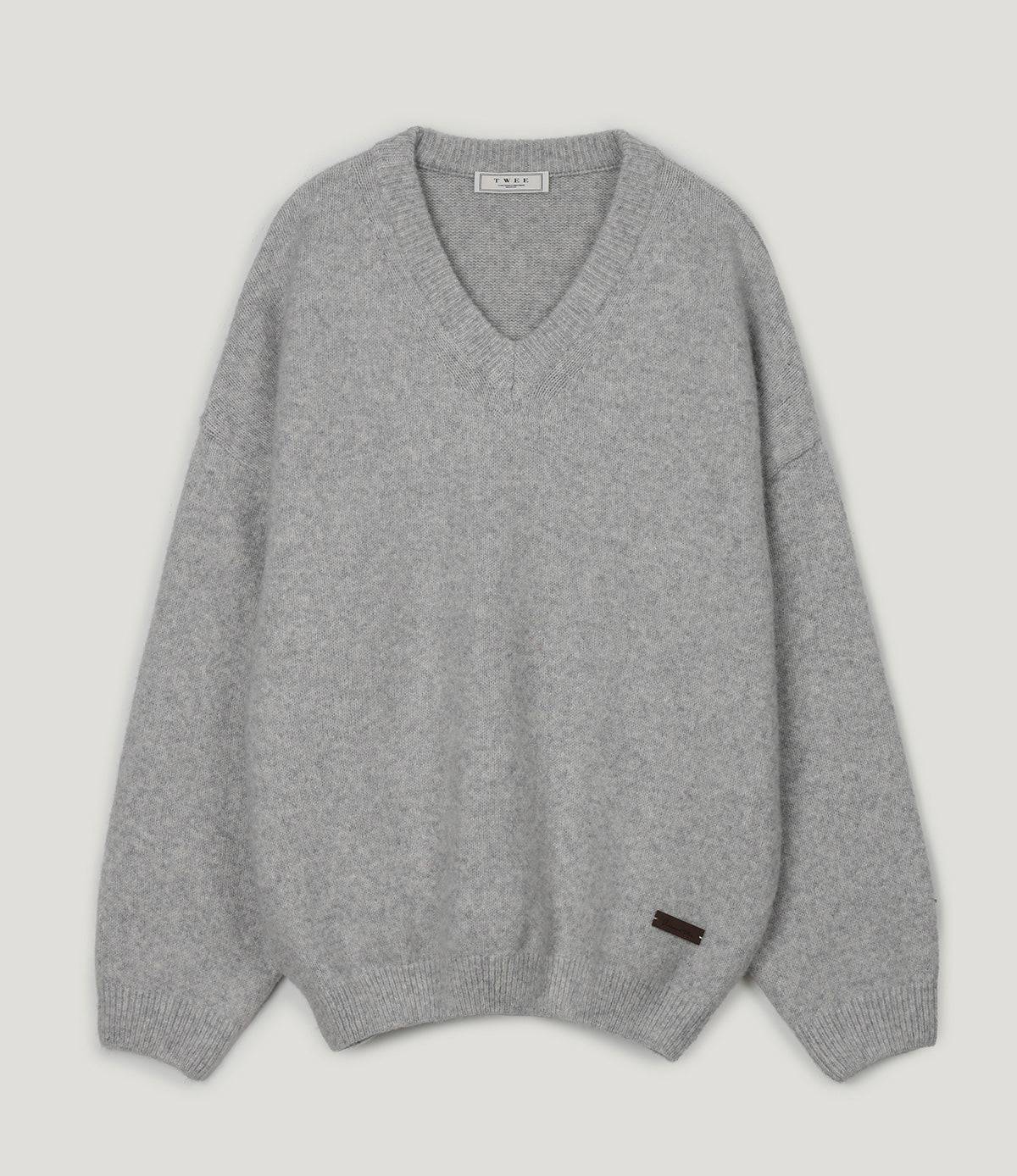 [TWEE] Lennon V-Neck Balloon Sleeve Loose Knit