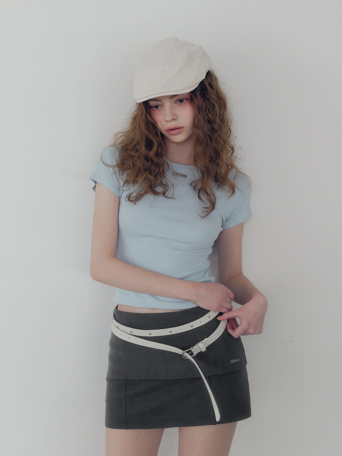 [TWEE] Nowell Panel Stitch Short-Sleeve T-Shirt