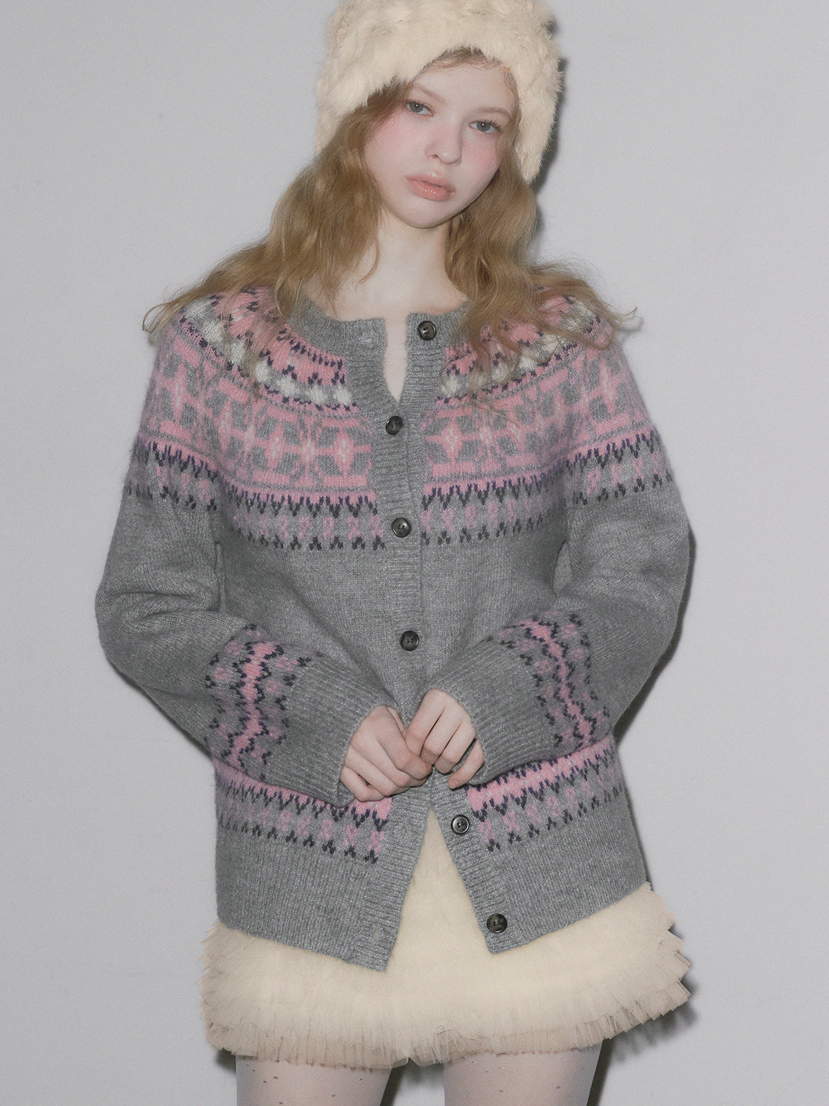 [TWEE] Epin Nordic Strick-Cardigan