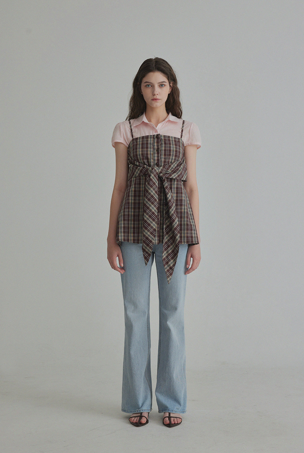 [TWEE] Robe Mini à Bretelles Nerdine Check