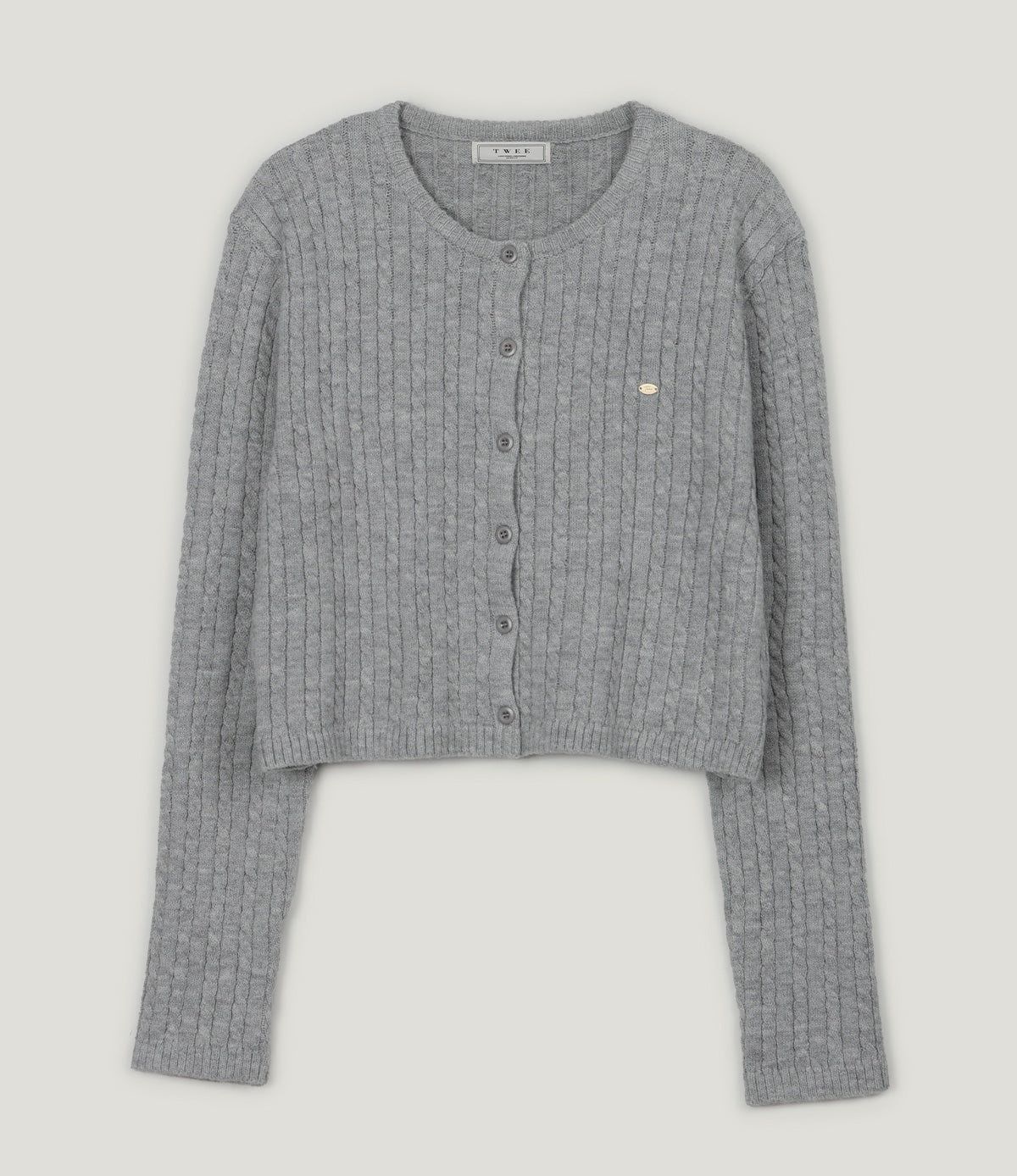 [TWEE] Áo khoác len đan dây ngắn Tiben