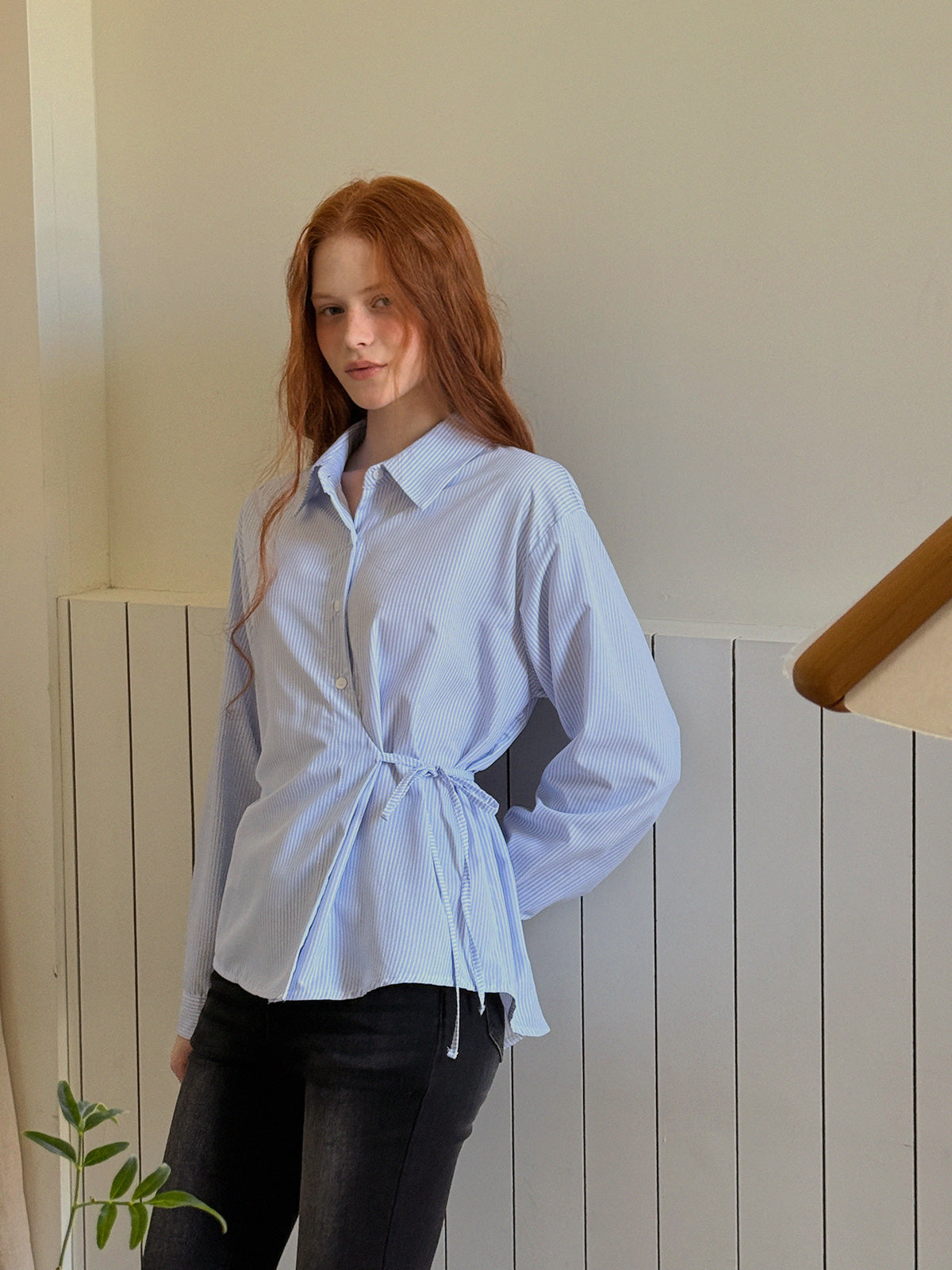 [TWEE] Ronit Wickelbluse mit Streifen