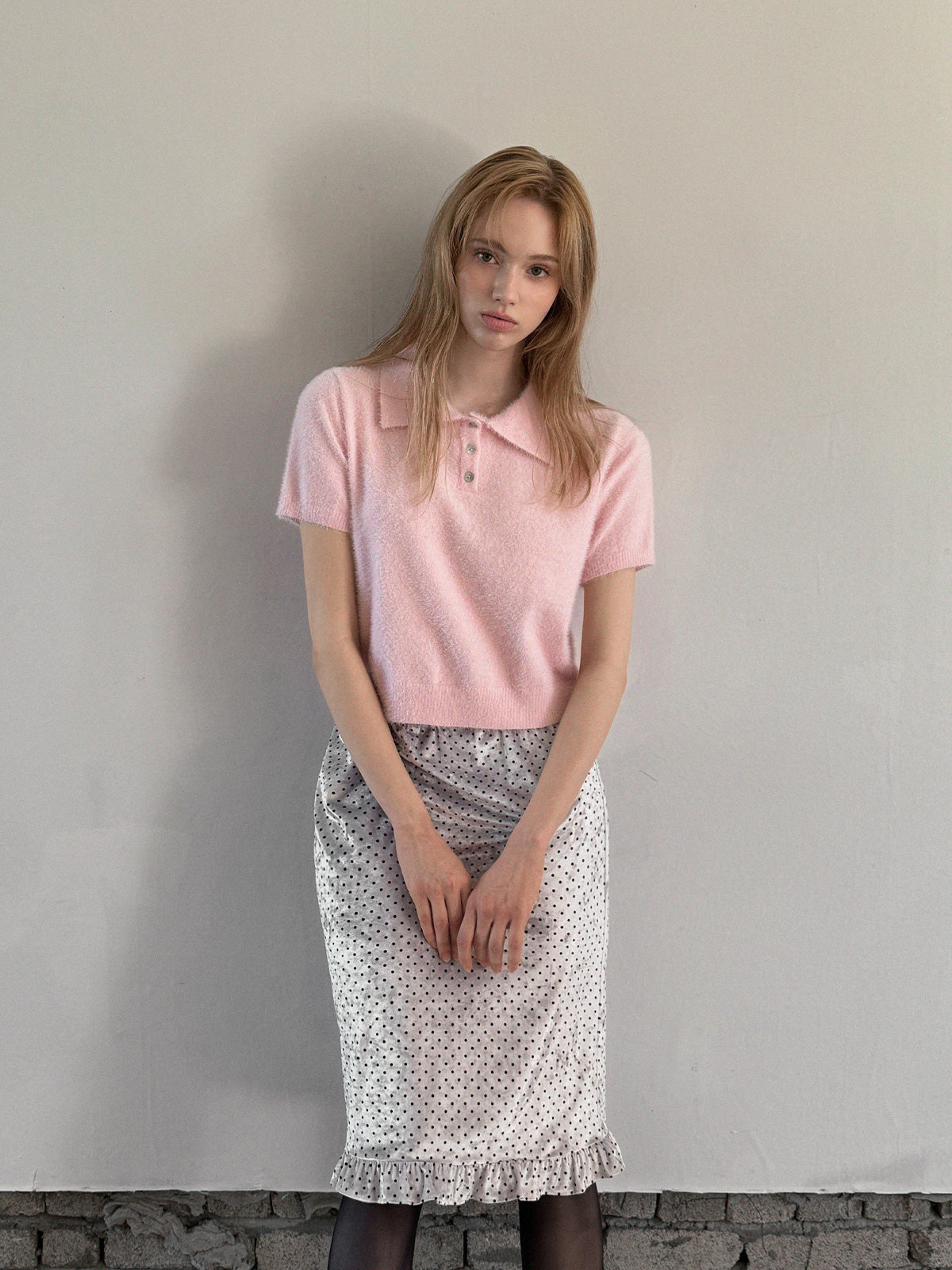 [TWEE] Ribel Soft Kragen Strickshirt