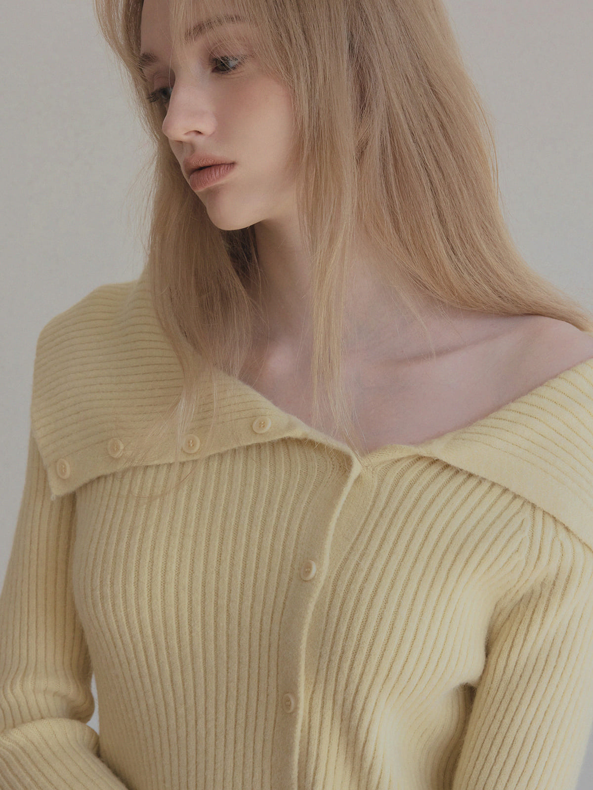 [TWEE]Cohen Sailor Unbalancierter Knopfstrick