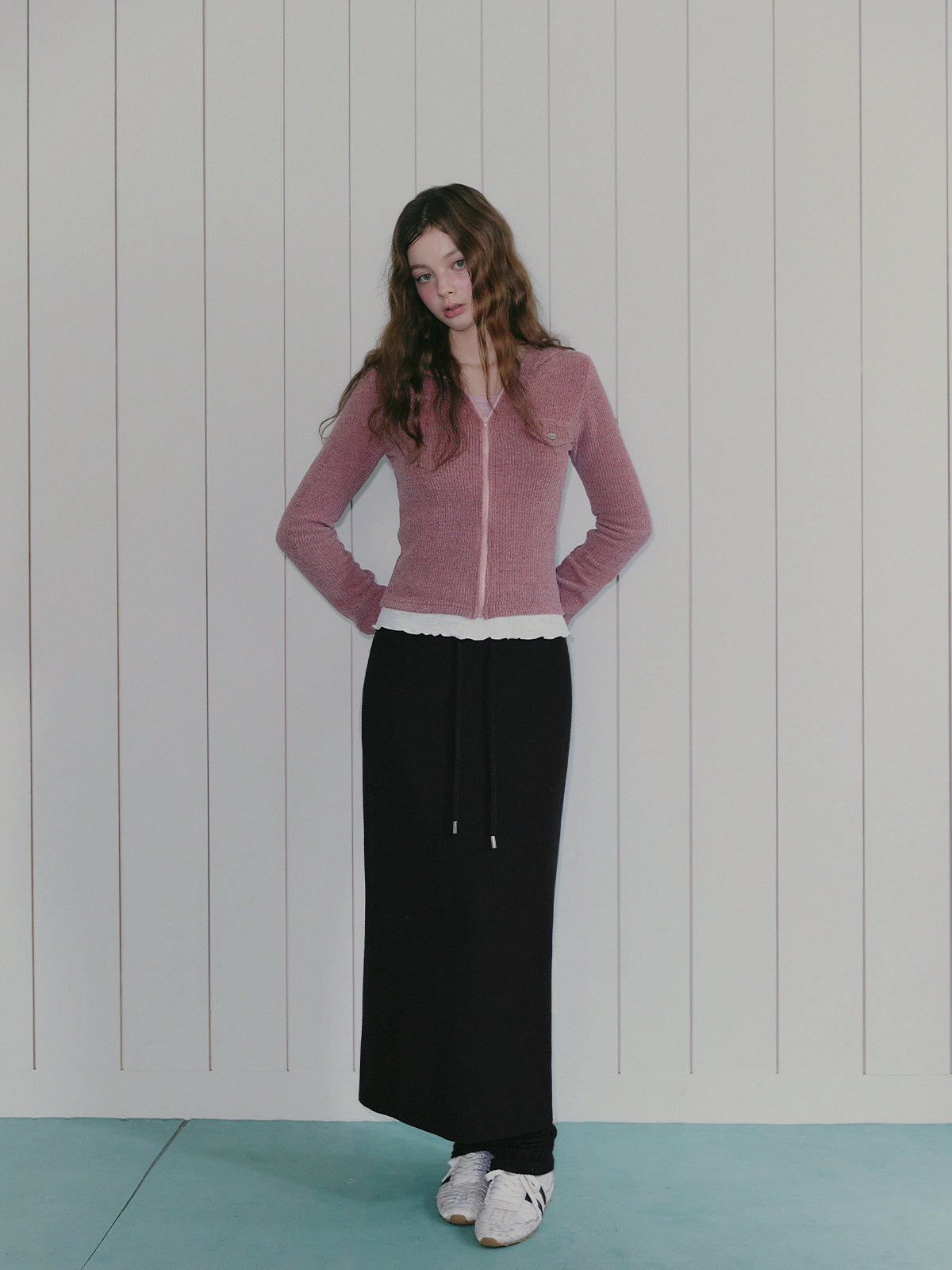 [TWEE] Told Knit Banding Skirt