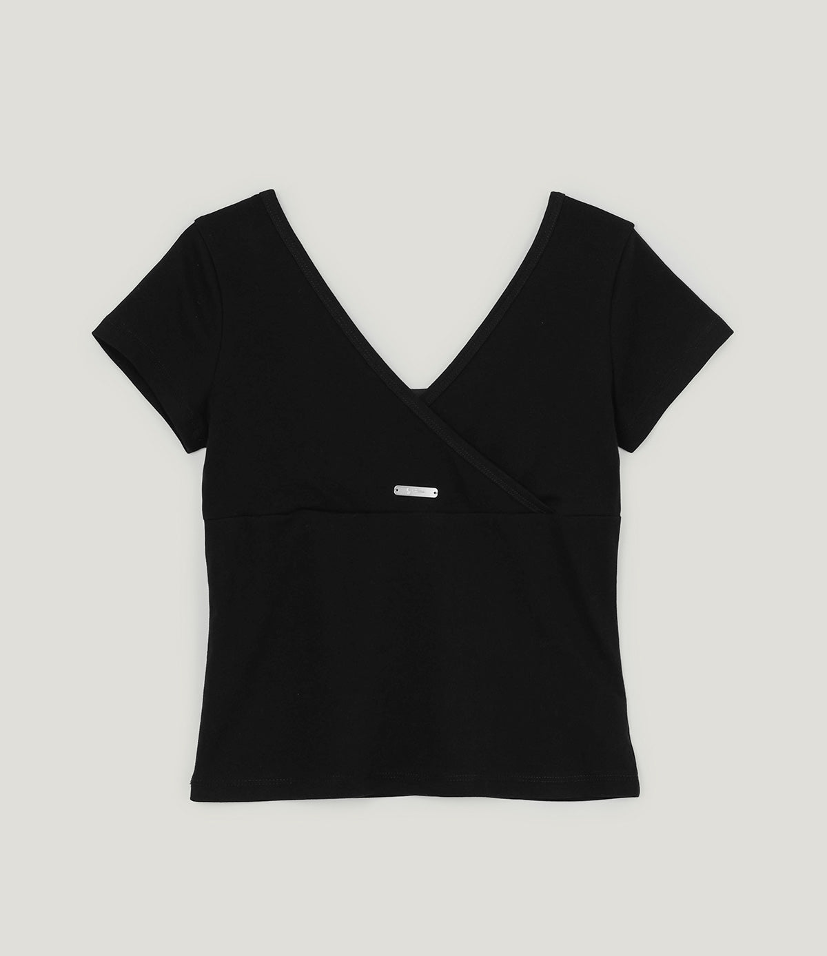 [TWEE] Palet v wrap short sleeve t-shirt