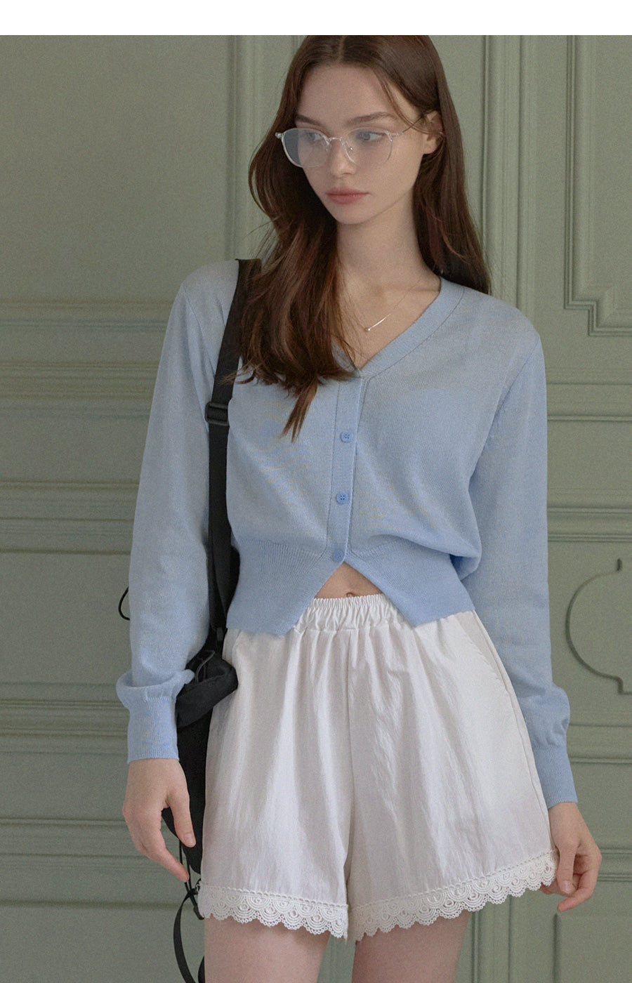 [TWEE] Evelyn V-Neck Cardigan