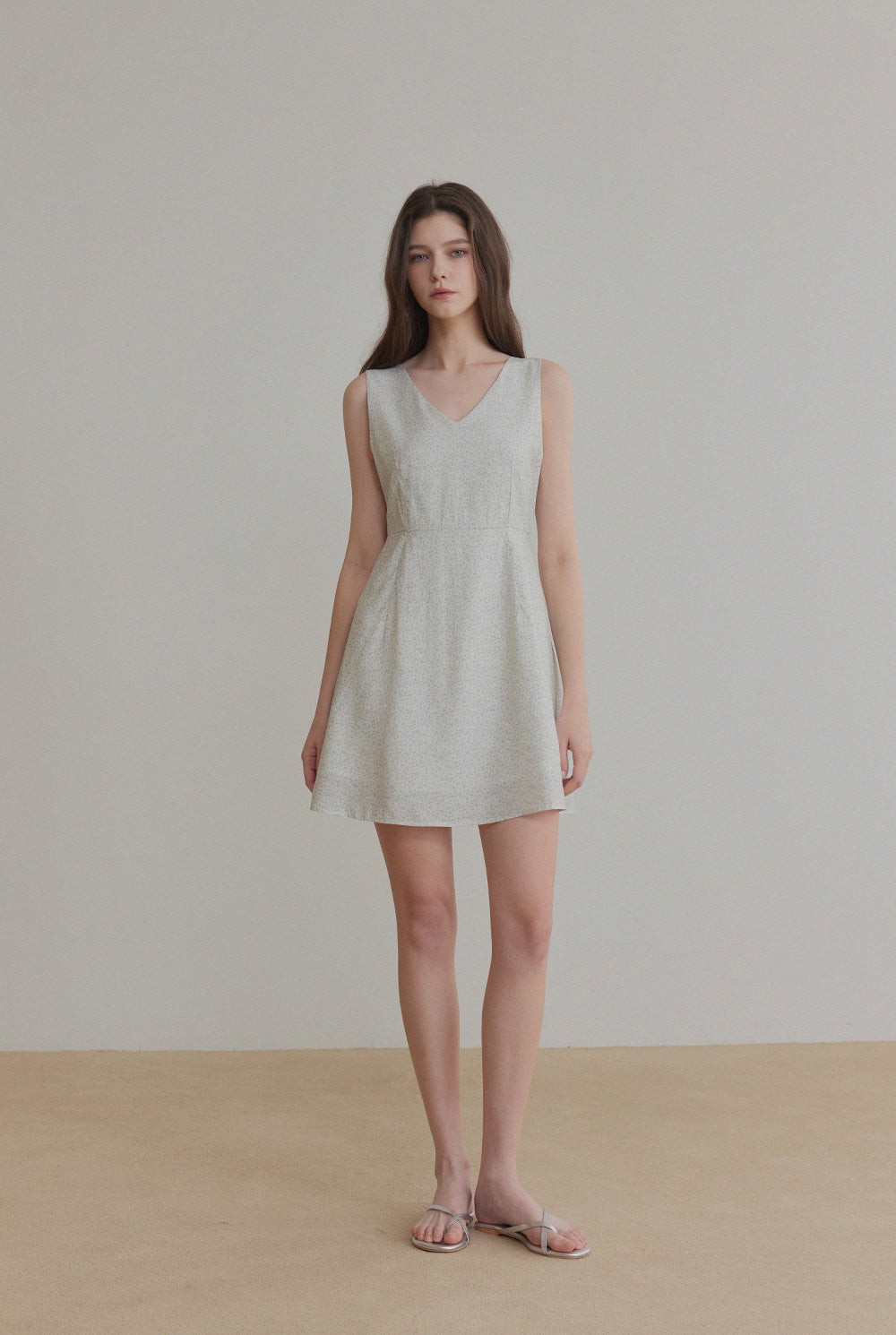 ● TWEE ● Lund Zanflower Flare Dress Lund Tiny Floral Flare Dress
