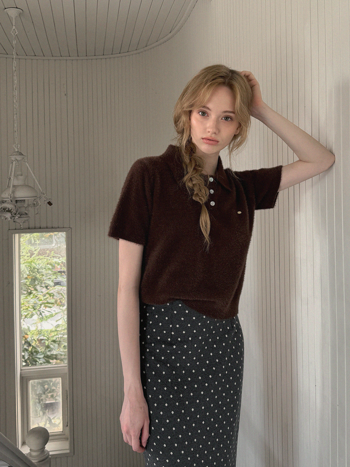 [TWEE] Ribel Soft Kragen Strickshirt