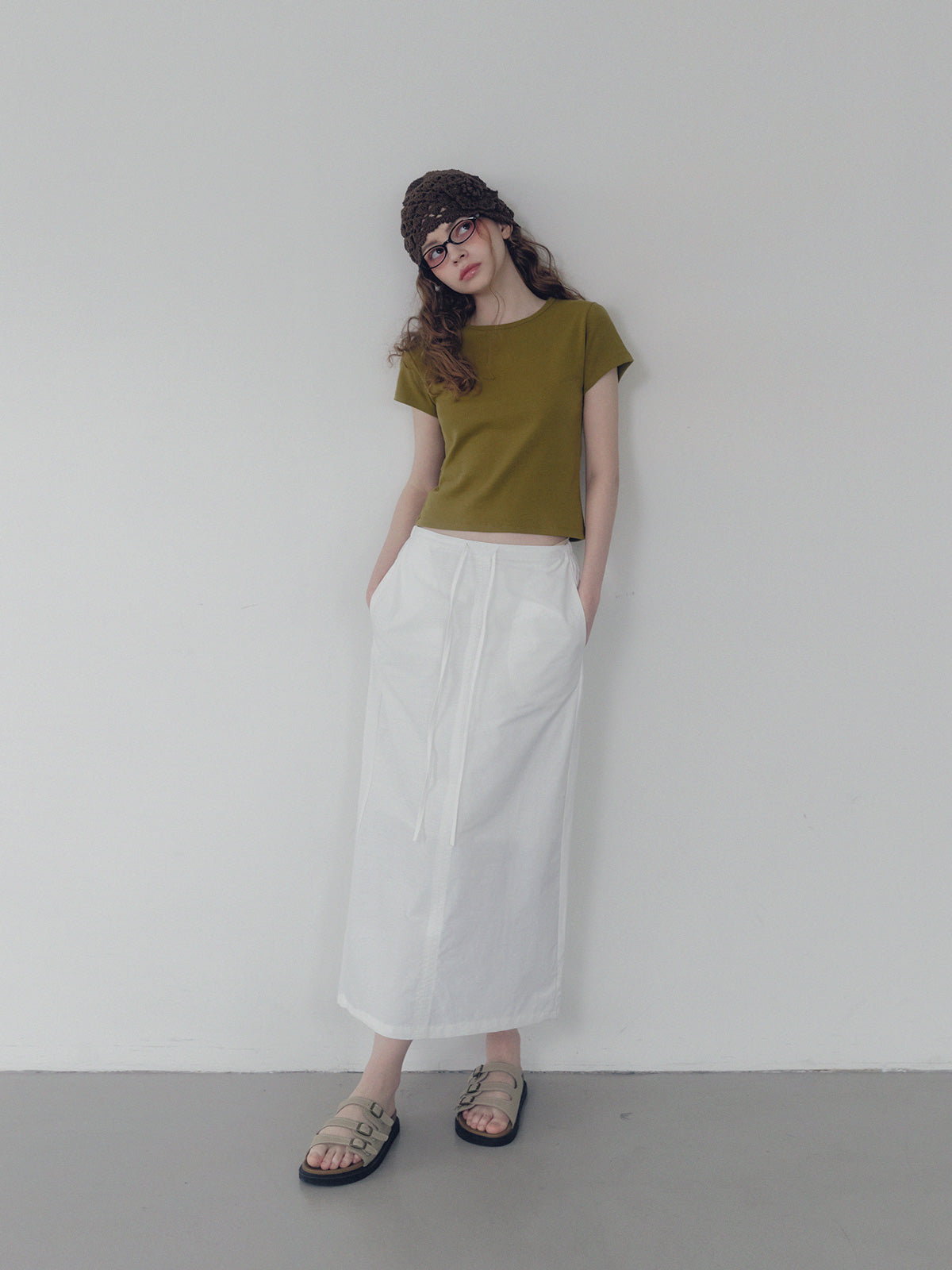 [TWEE] Pendal Stitch Slim T-Shirt