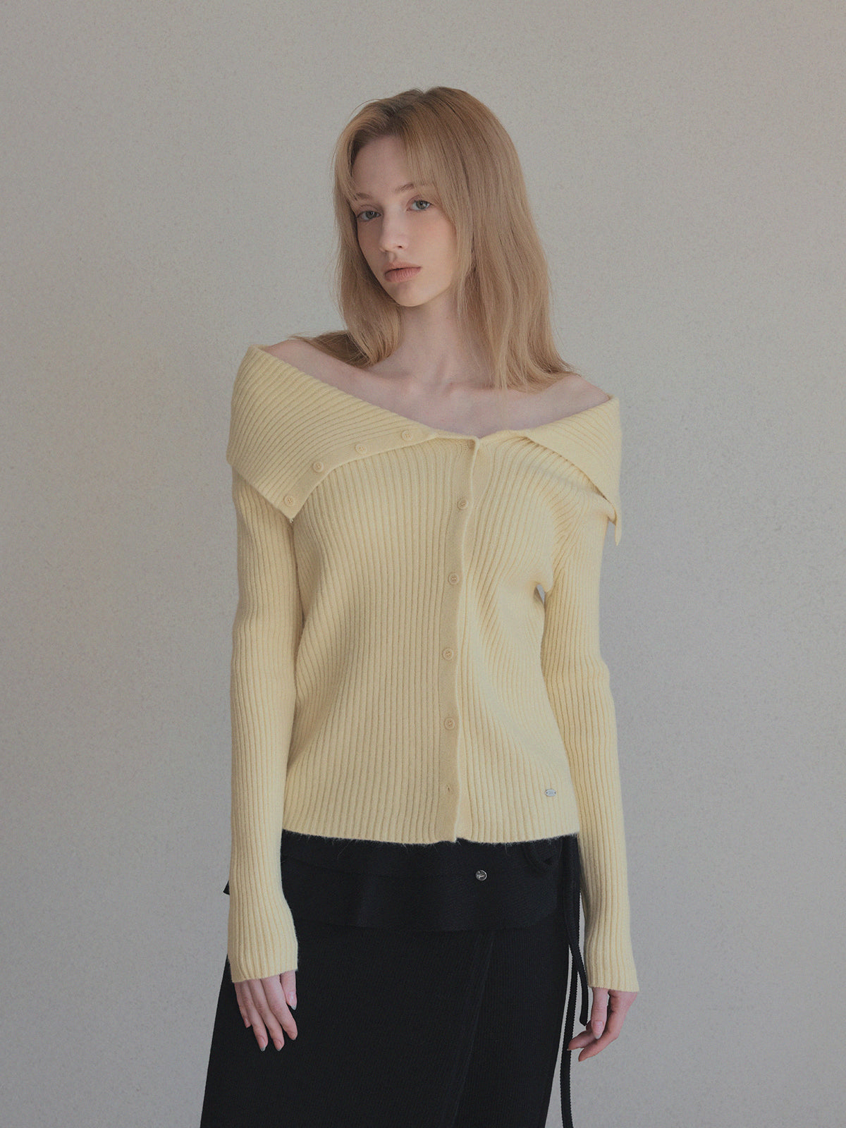 [TWEE]Cohen Sailor Unbalancierter Knopfstrick