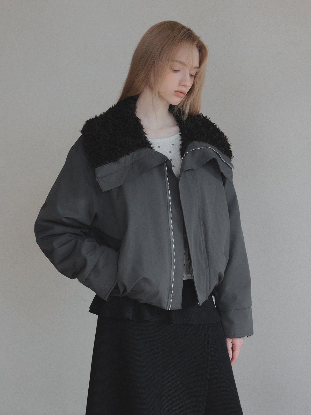 [TWEE] Devle Dot Raglan Langarmshirt