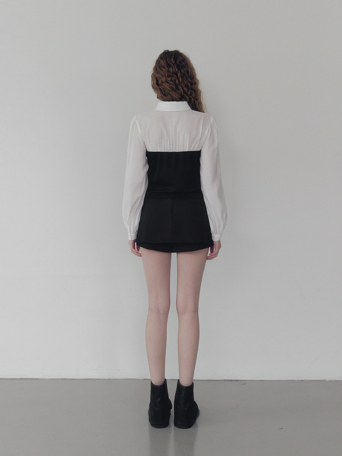 [TWEE] Recon basic mini skirt shorts (belt set)