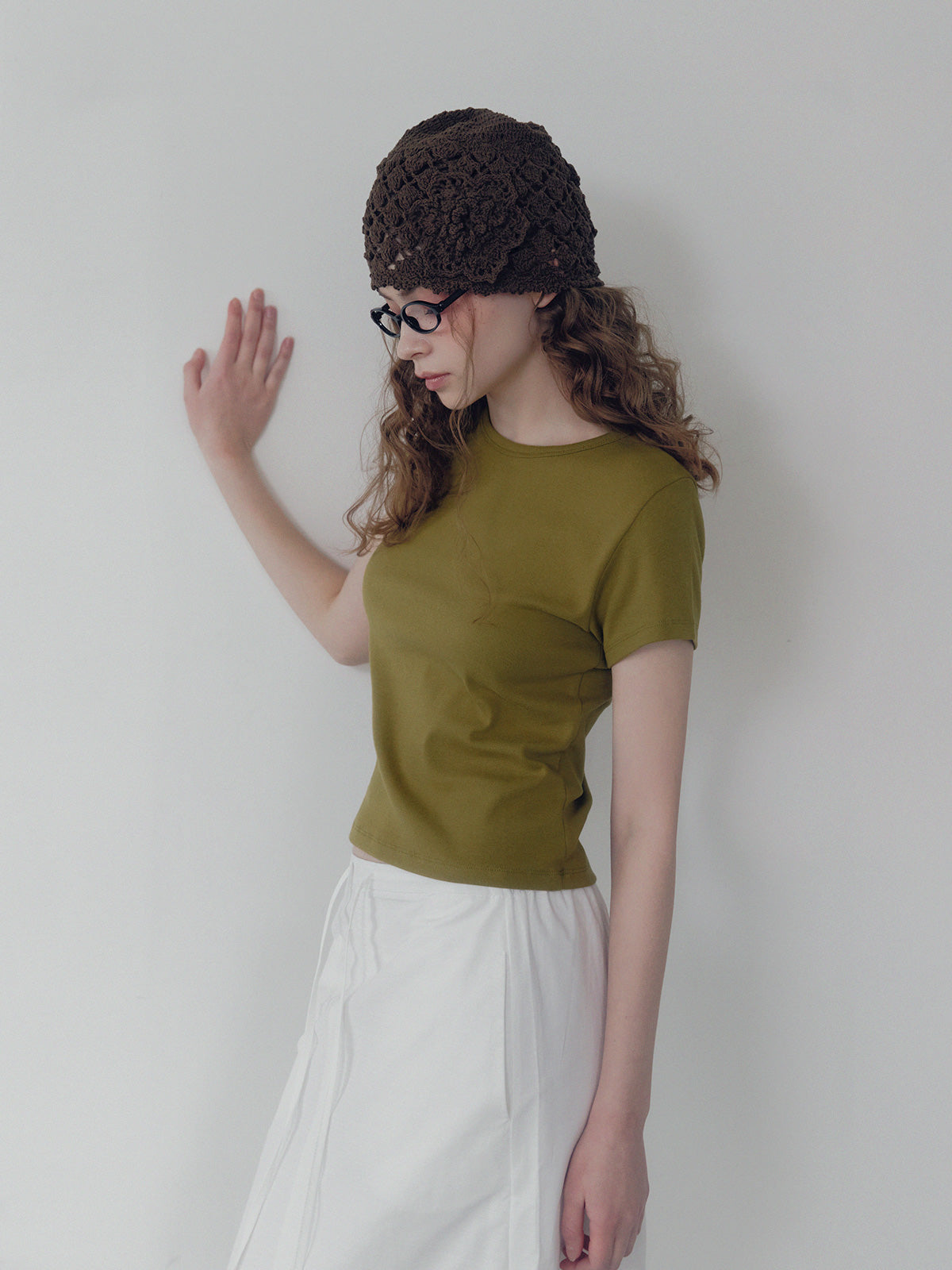 [TWEE] Pendal Stitch Slim T-Shirt