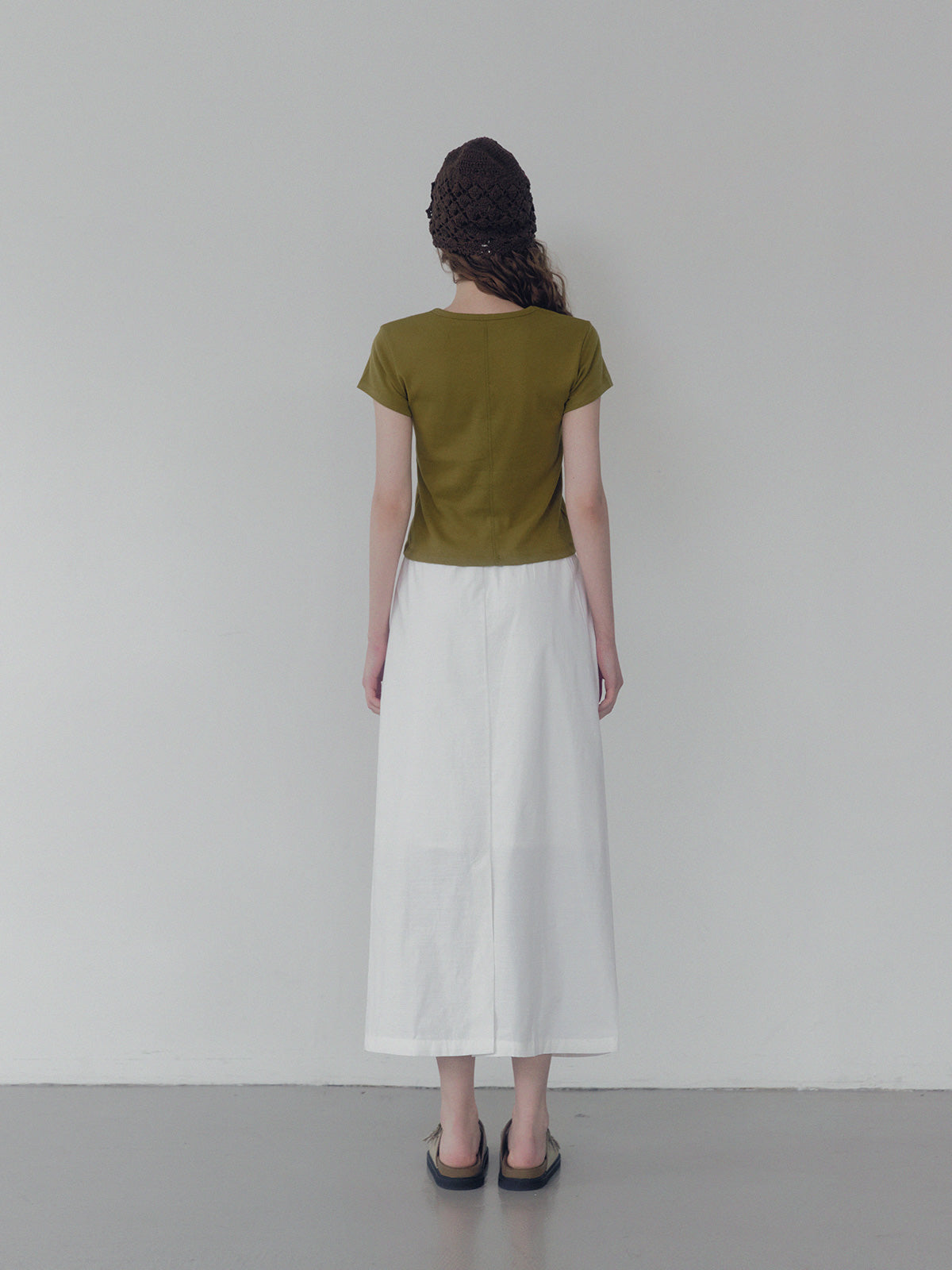 [TWEE] Pendal Stitch Slim T-Shirt