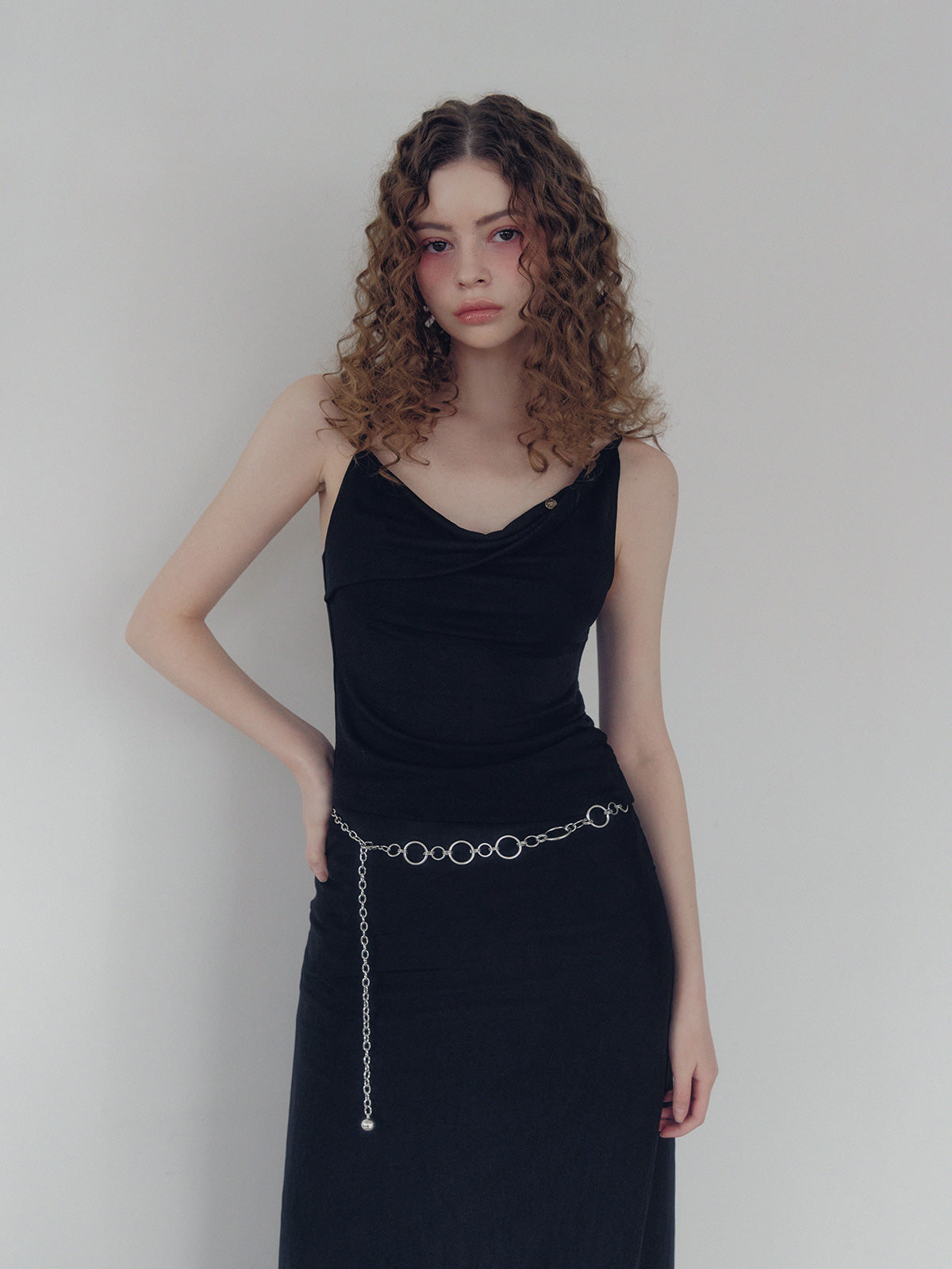 [TWEE] Dein shirring drape sleeveless