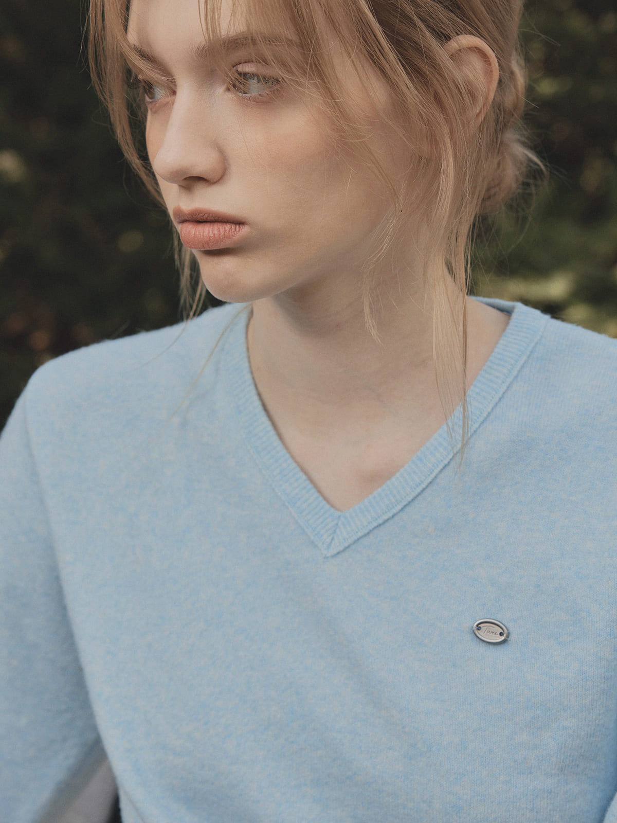 [TWEE] Lena Basic V-Ausschnitt Stricktop