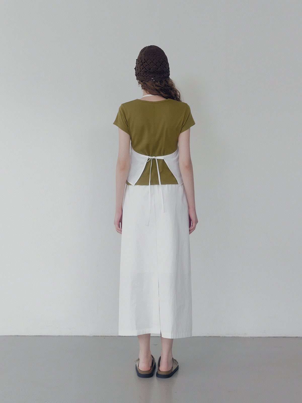 [TWEE] Chetin Halter Sleeveless & Skirt Set