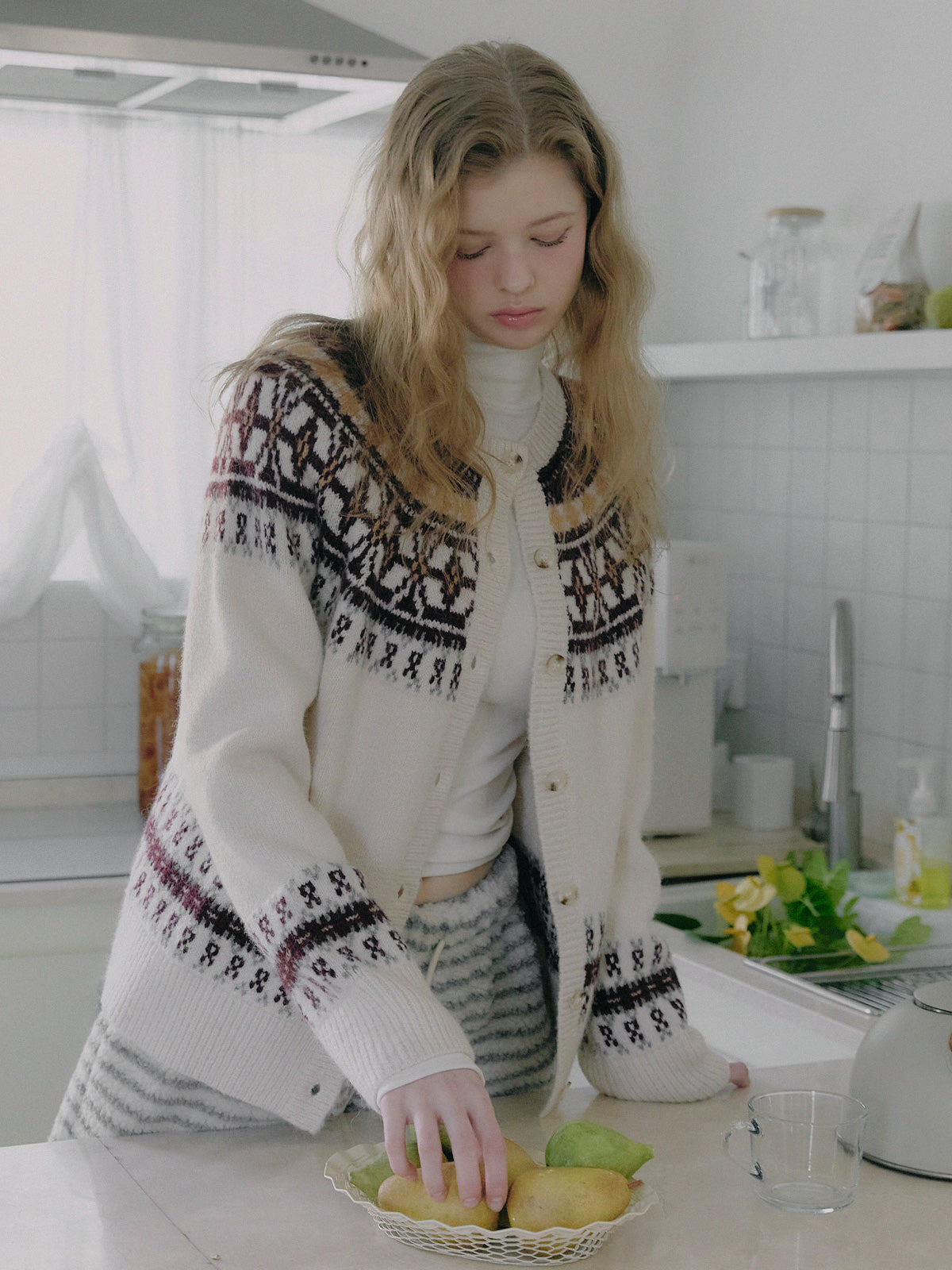 [TWEE] Epin Nordic Strick-Cardigan