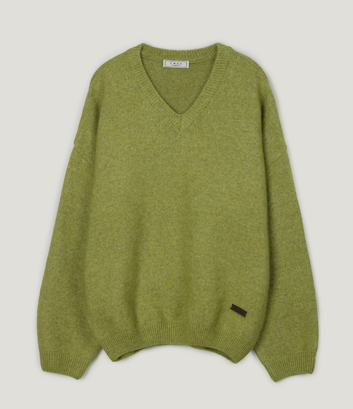 [TWEE] Lennon V-Neck Balloon Sleeve Loose Knit