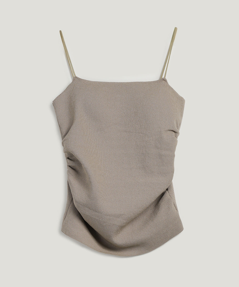 [TWEE] Coel Pad Shirring Sleeveless