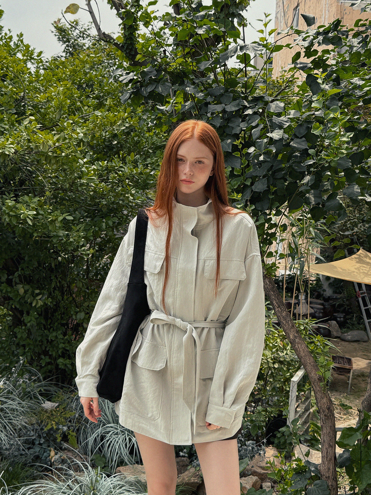 [TWEE] Kael Pocket Half Jumper (Strap Set)