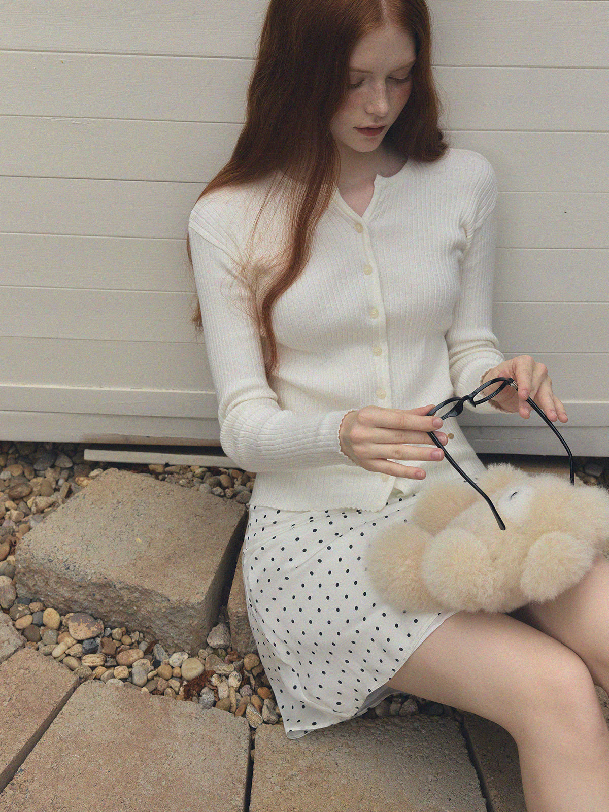 【TWEE】Enton Dot Mini Skirt