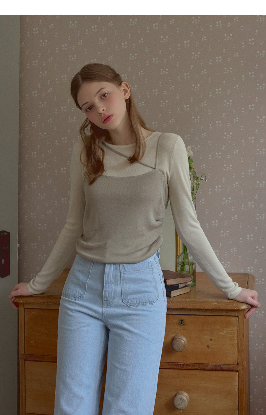 [TWEE] Heyju bustier knit