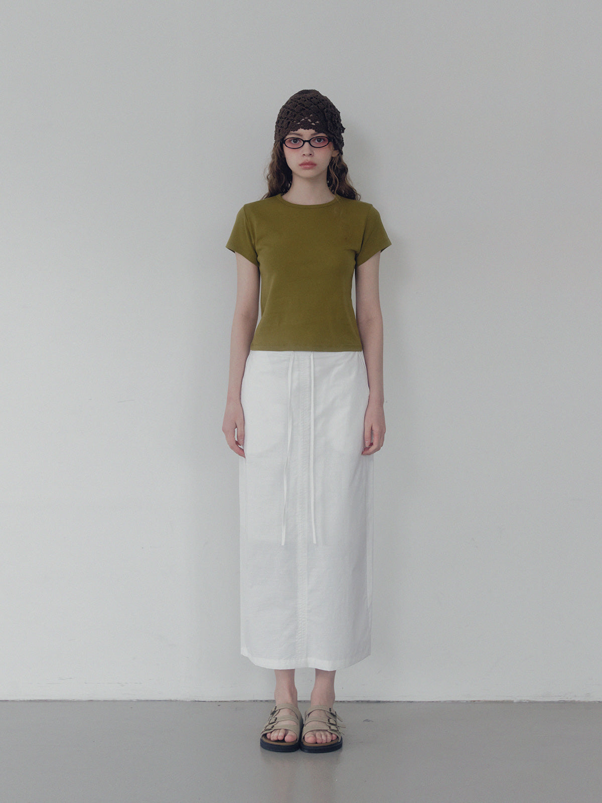 [TWEE] Pendal Stitch Slim T-Shirt