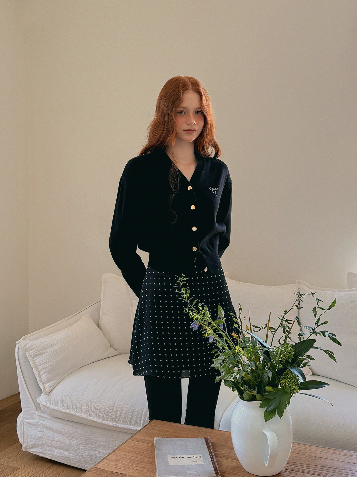 [TWEE] Bonita Ribbon bestickter Cardigan