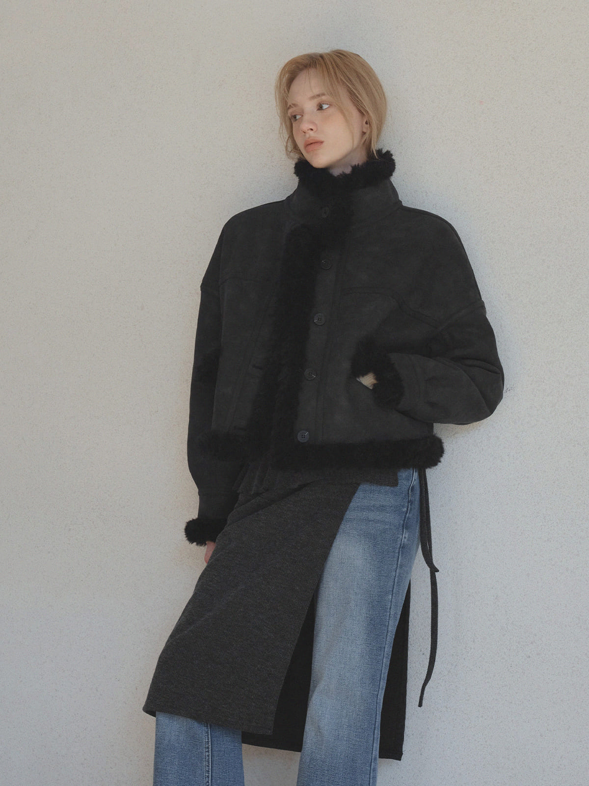 [TWEE] Oblin Color-Block Kunstwildleder Mustang