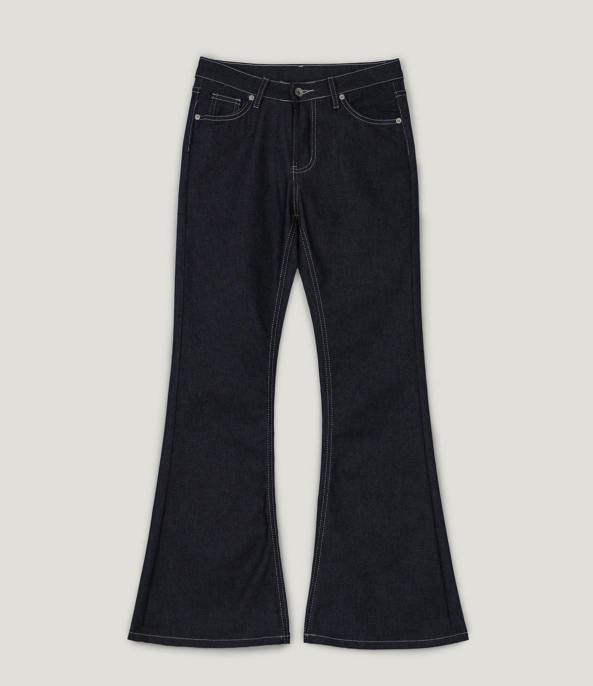 [TWEE] Pantaloni lunghi in denim Poca raw semi-svasati