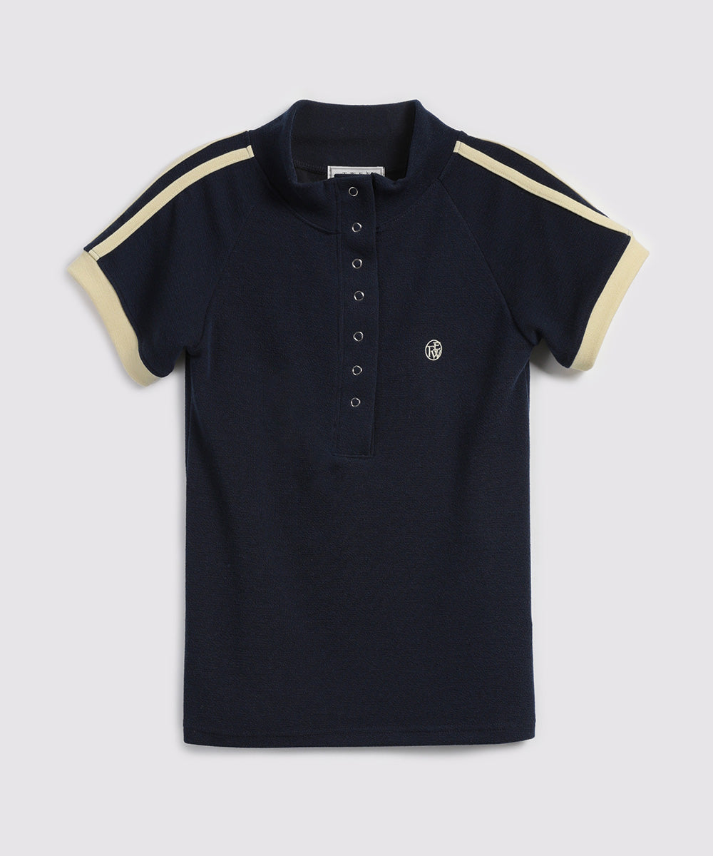 [TWEE] Conte Button Kurzarm-T-Shirt