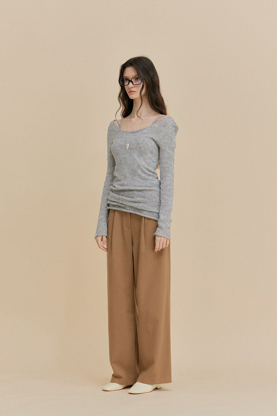 [TWEE] Benico One-Tuck Wide Slacks