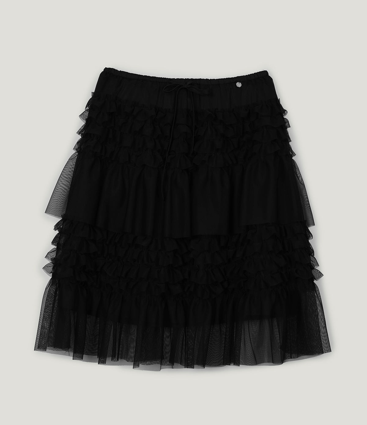 [TWEE] Hachu Gonna Midi a Balze in Chiffon