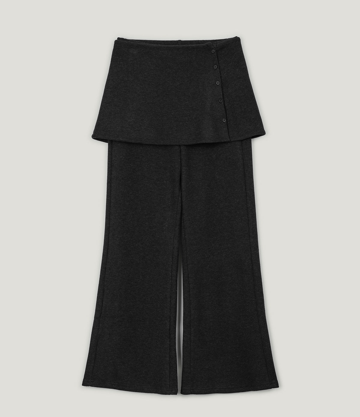 [TWEE] TONES 레이어드 랩 스커트 롱 팬츠