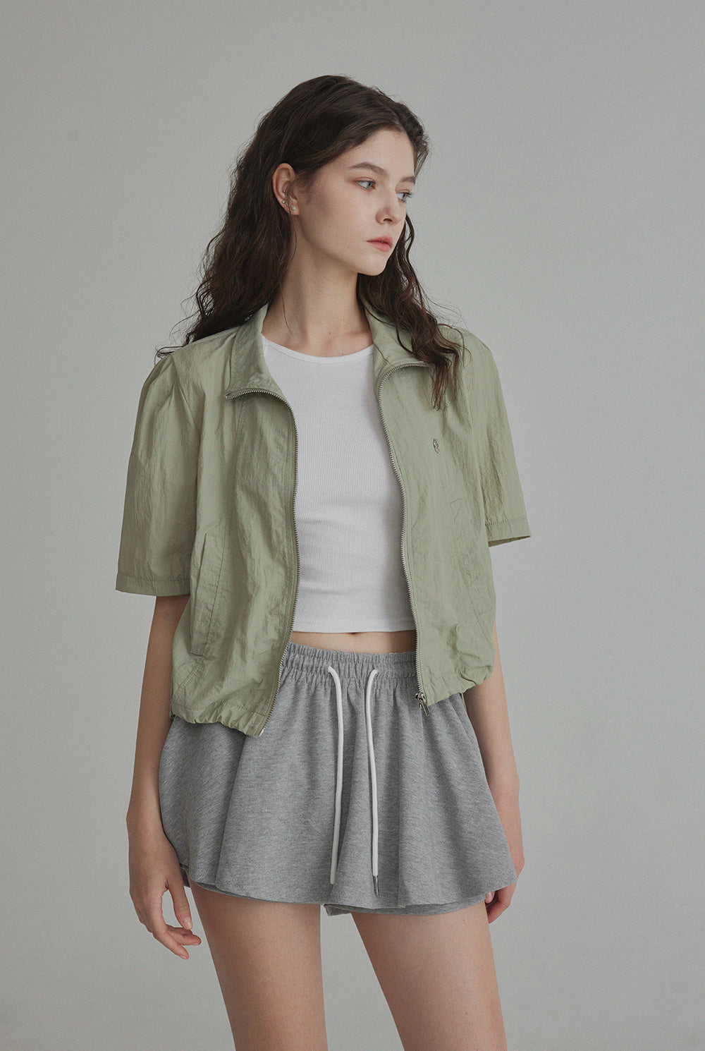 [TWEE] Rellin Layered Banding Skirt Pants