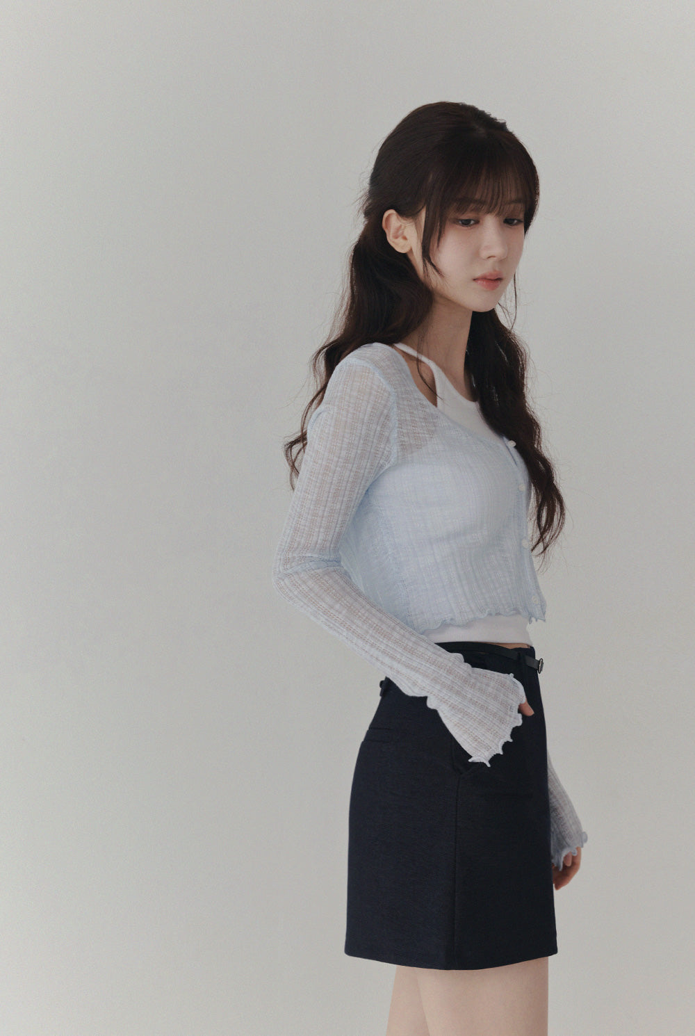 [TWEE] Mollin Summer Sheer Long-Sleeve Cardigan
