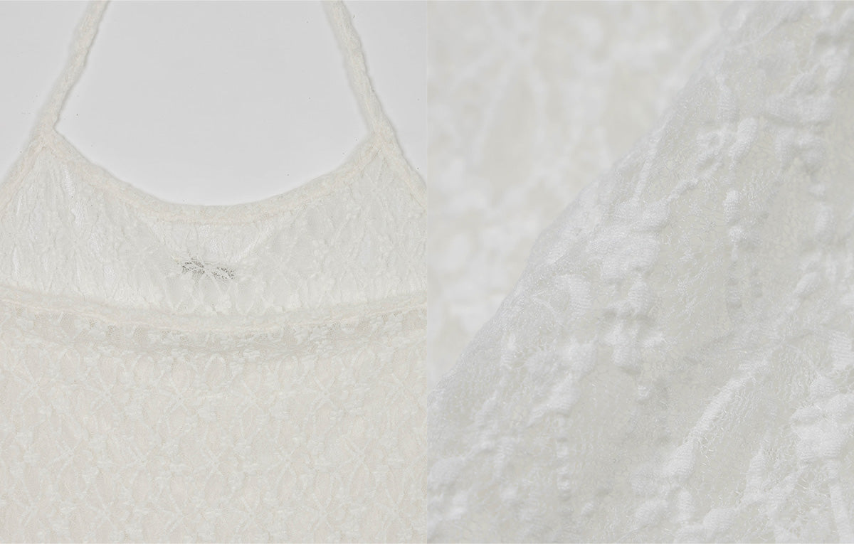 [TWEE] Kits Symbol Top halter in pizzo